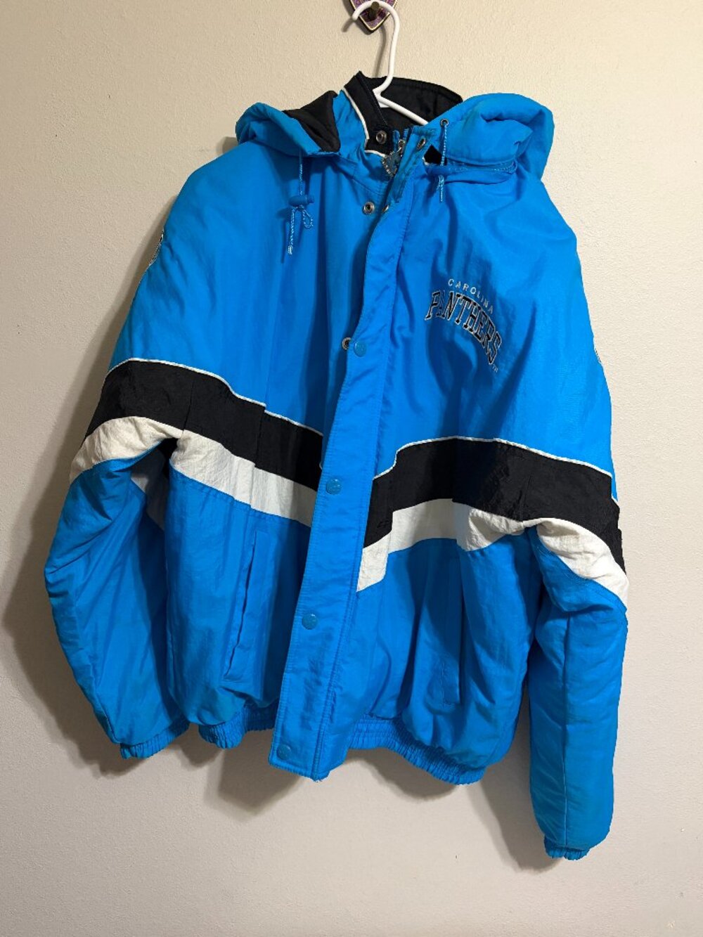 Vintage CAROLINA PANTHERS  Starter NFL Coat Size XL